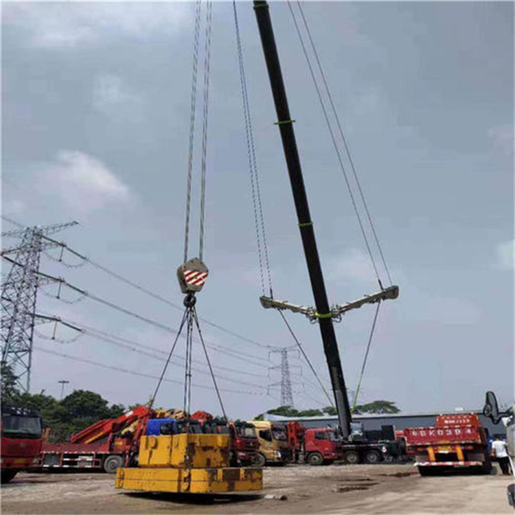 新州镇风电设备吊装